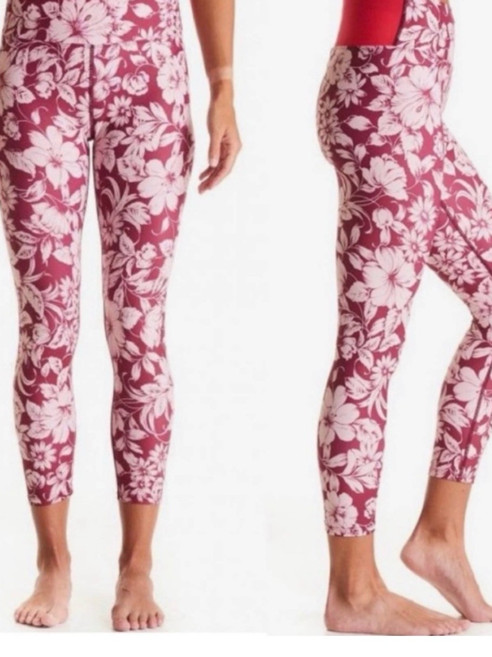 MEMORIAL DAY SALE Oiselle Spandos Capris in Fighting Floral Print